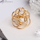 Крабик для волос «Либерти», розочка, 3 см, золото - фото 54707065 Крабик для волос «Либерти», розочка, 3 см, золото - фото 54707065