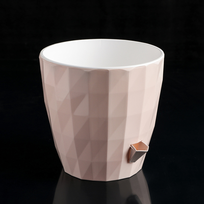 Горшок для цветов с прикорневым поливом Ruby, 3 л, цвет пудровый