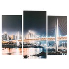 Модульная картина "Мост в Чунцине" (2-25х50, 30х60 см) 60х80 см - фото 2567235