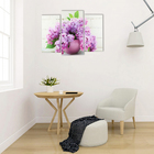 Модульная картина "Сирень в вазе" (2-25х50, 30х60 см) 60х80 см - Фото 4