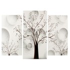 Модульная картина "Деревья" (2-25х50, 30х60 см) 60х80 см - Фото 1