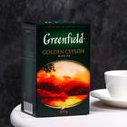 Чай Greenfield Голден Цейлон 200 г, чёрный листовой - Фото 1