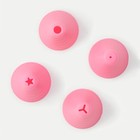 Шприц кондитерский Доляна «Фобос», 4 насадки, 15×2.5×2.5 см, розовый - Фото 5