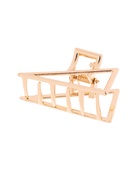 Крабик для волос «Либерти», треугольник, 4 см, золото (комплект 6 шт) - фото 43225845