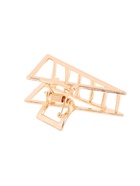 Крабик для волос «Либерти», треугольник, 4 см, золото (комплект 6 шт) - фото 48686154