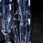 Набор бокалов для шампанского «Голубое небо», 170 мл, 6 шт, цвет голубой - Фото 2