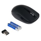 УЦЕНКА Мышь Smartbuy ONE 345AG, беспроводная, оптическая, 1600 dpi, USB, 2xAAA, черная 4685377 - фото 1071763