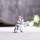 Сувенир полистоун "Малышка-ангел в платьице в розовом веночке" МИКС 3,7х3х3,4 см - Фото 3