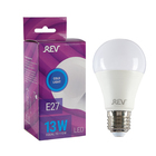 Лампа светодиодная REV LED, Е27, A60, 13 Вт, 6500 K, дневной свет - фото 1236296