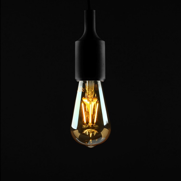 Лампа светодиодная REV LED FILAMENT VINTAGE, ST64, E27, 7 Вт, 2700 K, теплый свет - Фото 1