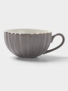 Чайная пара Доляна «Вивьен», 2 предмета: чашка 200 мл, блюдце d=15 см, фарфор, серая - Фото 3