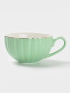 Сервиз чайный Доляна «Вивьен», 12 предметов: 6 чашек 200 мл, 6 блюдец d=15 см, фарфор, зелёный - Фото 6