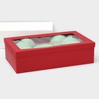 Сервиз чайный Доляна «Вивьен», 12 предметов: 6 чашек 200 мл, 6 блюдец d=15 см, фарфор, зелёный - Фото 10