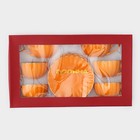 Сервиз фарфоровый чайный Доляна «Вивьен», 12 предметов: 6 чашек 200 мл, 6 блюдец d=15 см, цвет оранжевый - Фото 10