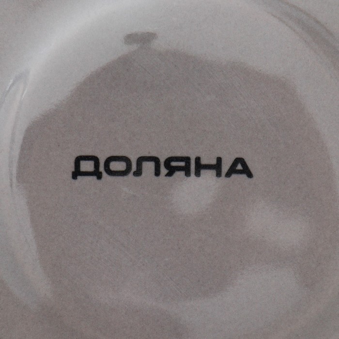 Сервиз фарфоровый чайный Доляна «Вивьен», 12 предметов: 6 чашек 200 мл, 6 блюдец d=15 см, цвет серый - фото 1909980716