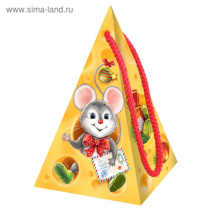 Новогодний подарок "Сырная пирамидка", 200 г - Фото 1
