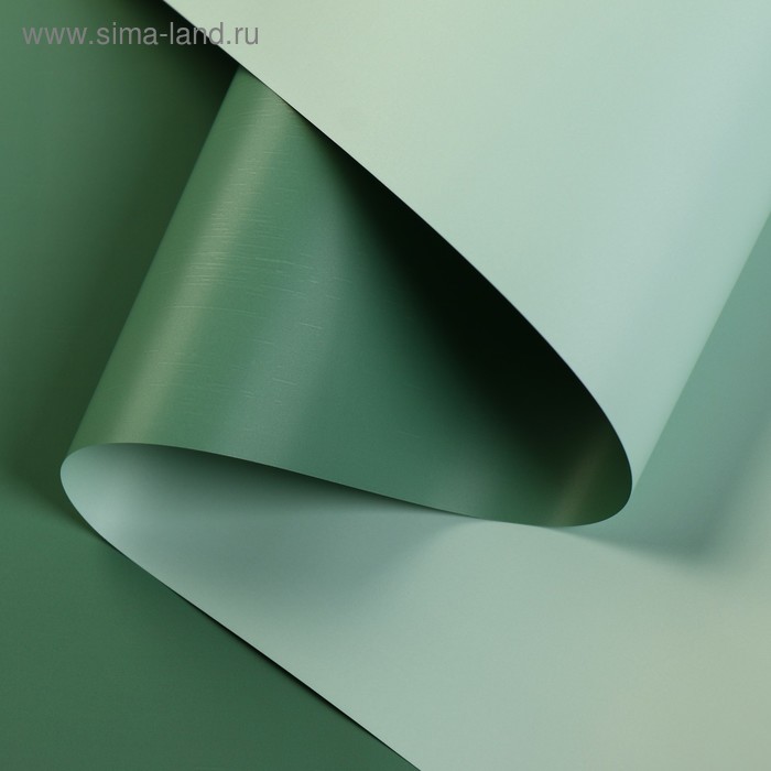 Пленка матовая для цветов "Зефир", мятно-зеленый, 57 см х 10 м - Фото 1