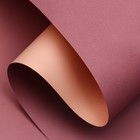 Пленка матовая для цветов, двухсторонняя, «Зефир», пудрово - сливовый, 0.6×10 м - Фото 1