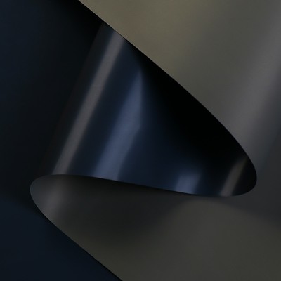 Пленка матовая для цветов, двухсторонняя, "Зефир", черный, синий, 57 см х 5 м