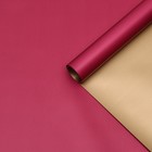 Пленка матовая для цветов, двухсторонняя,«Аура», золото - красный, 57 см × 5 м - Фото 3