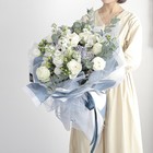 Пленка матовая для цветов "Трафарет", бежевый, 60 см х 5 м - фото 52545316