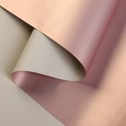 Пленка матовая для цветов, двухсторонняя, "Зефир", серый, бронзовый, 57 см х 5 м - Фото 1