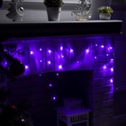 УЦЕНКА Гирлянда «Бахрома» 1.8×0.5 м, IP20, тёмная нить, 48 LED, свечение фиолетовое, 8 режимов, 220 В - Фото 8