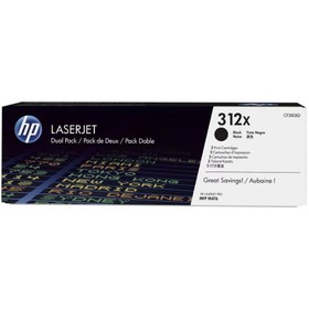 Картридж HP 312X CF380XD для CLJ Pro M476 (8800k), 2 шт. в упаковке, черный