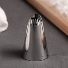 Насадка кондитерская, d=2,5 см, выход 1,5 см, нержавеющая сталь - Фото 1