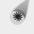 Насадка кондитерская, d=3 см, выход 1.7 см, нержавеющая сталь - Фото 3