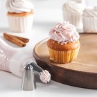 Насадка кондитерская, d=3 см, выход 1.7 см, нержавеющая сталь - Фото 2