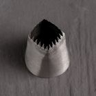 Насадка кондитерская d=3,5 см, выход 2 см, нержавеющая сталь - Фото 2