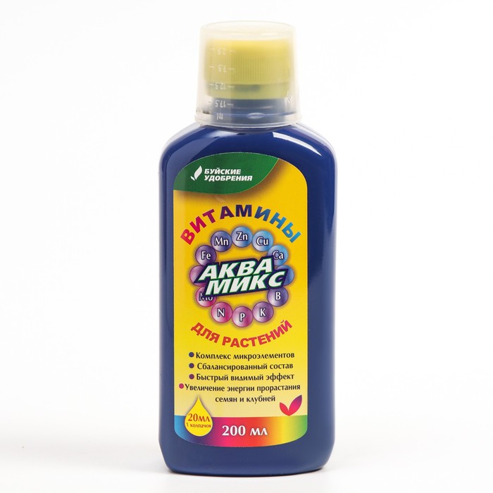 Удобрение "Аквамикс", водный раствор, 0,2 л - Фото 1