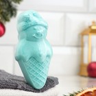 Бомбочка для ванны "Снеговик" с ароматом лаванды, голубая, 55 гр - Фото 2