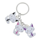 Брелок металл висюльки "Кошки", МИКС - Фото 2