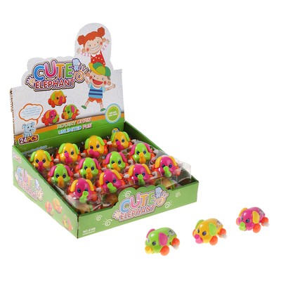 Игрушка заводная "Слоник", 3 вида