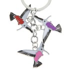 Брелок металл висюльки "Птички", МИКС - Фото 1