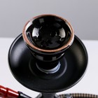 Кальян «Медрисса», 28 см, 1 трубка, колба матовая, шахта черная - Фото 4