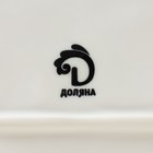 Блюдо фарфоровое Доляна «Космос», 31.5×22 см, цвет зелёный - Фото 5