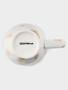 Кружка Доляна Organic Gold, 400 мл, фарфор, белая - Фото 4