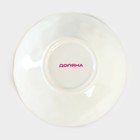 Миска фарфоровая Доляна «Космос», 370 мл, d=13,1 см, цвет зелёный - Фото 4