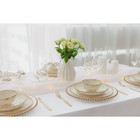 Салатник Доляна Organic Gold, 320 мл, d=12.5 см, фарфор, белый - Фото 10