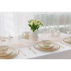 Салатник Доляна Organic Gold, 320 мл, d=12.5 см, фарфор, белый - Фото 11