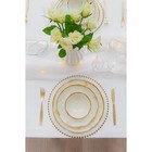 Салатник Доляна Organic Gold, 320 мл, d=12.5 см, фарфор, белый - Фото 11