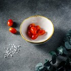 Салатник Доляна Organic Gold, 320 мл, d=12.5 см, фарфор, белый - Фото 5