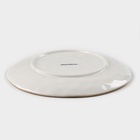 Тарелка Доляна «Космос», d=19 см, фарфор, белая, зелёная - Фото 3