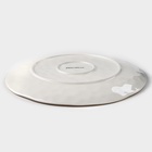 Тарелка Доляна «Космос», d=27.5 см, фарфор, белая, зелёная - Фото 3