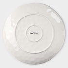 Тарелка Доляна «Космос», d=27.5 см, фарфор, белая, зелёная - Фото 4