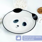 Тарелка керамическая «Панда», 550 мл, d=20 см - Фото 3