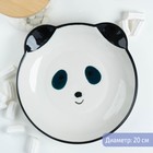 Тарелка керамическая «Панда», 550 мл, d=20 см - Фото 4